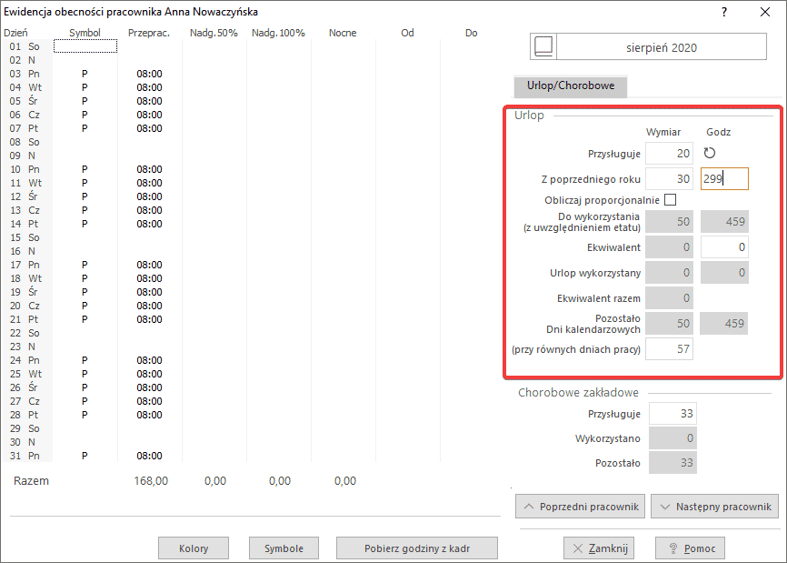 Przyklad Obliczenia Wynagrodzenia Za Urlop Streamsoft Pcbiznes Aga Ala Ewa