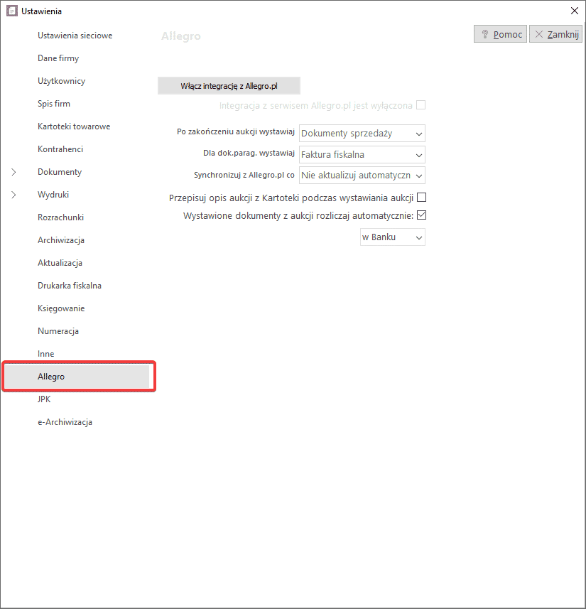 Integracja Z Allegro Pl Streamsoft Pcbiznes Aga Ala Ewa