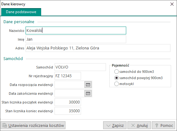 Samochody Streamsoft (Aga, Ala, Ewa)